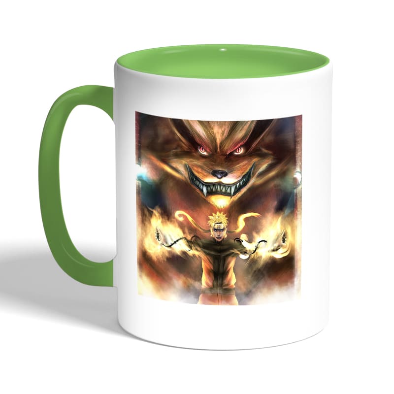 كوب-قهوة-بمقبض-اخضر-بتصميم-ناروتو-وكوراما-الكيوبي-2