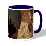 كوب قهوة بمقبض ازرق داكن بتصميم إيما من نيفرلاند