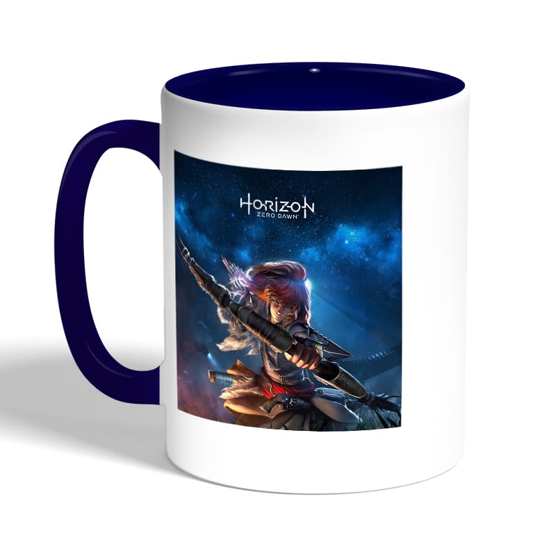 كوب-قهوة-بمقبض-ازرق-داكن-بتصميم-الجميله-إلوي-هوريزن-زيرو-دون-2