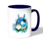 كوب قهوة بمقبض ازرق داكن بتصميم الصيد مع جاري توتورو