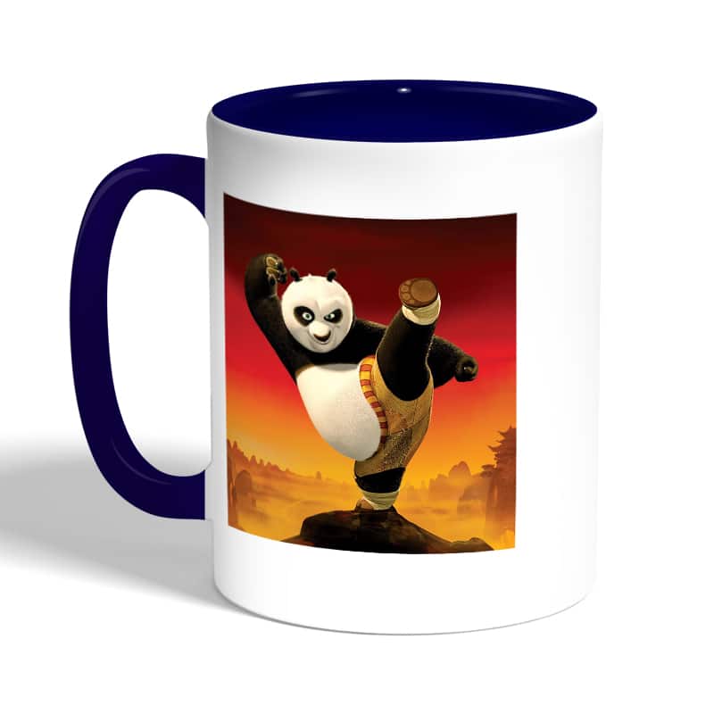 كوب-قهوة-بمقبض-ازرق-داكن-بتصميم-ركله-كونغ-فو-باندا-2