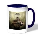 كوب قهوة بمقبض ازرق داكن بتصميم كول أوف ديوتي