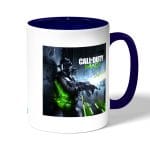 كوب قهوة بمقبض ازرق داكن بتصميم كول أوف ديوتي مودرن وورفير 3