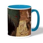 كوب قهوة بمقبض ازرق فاتح بتصميم إيما من نيفرلاند