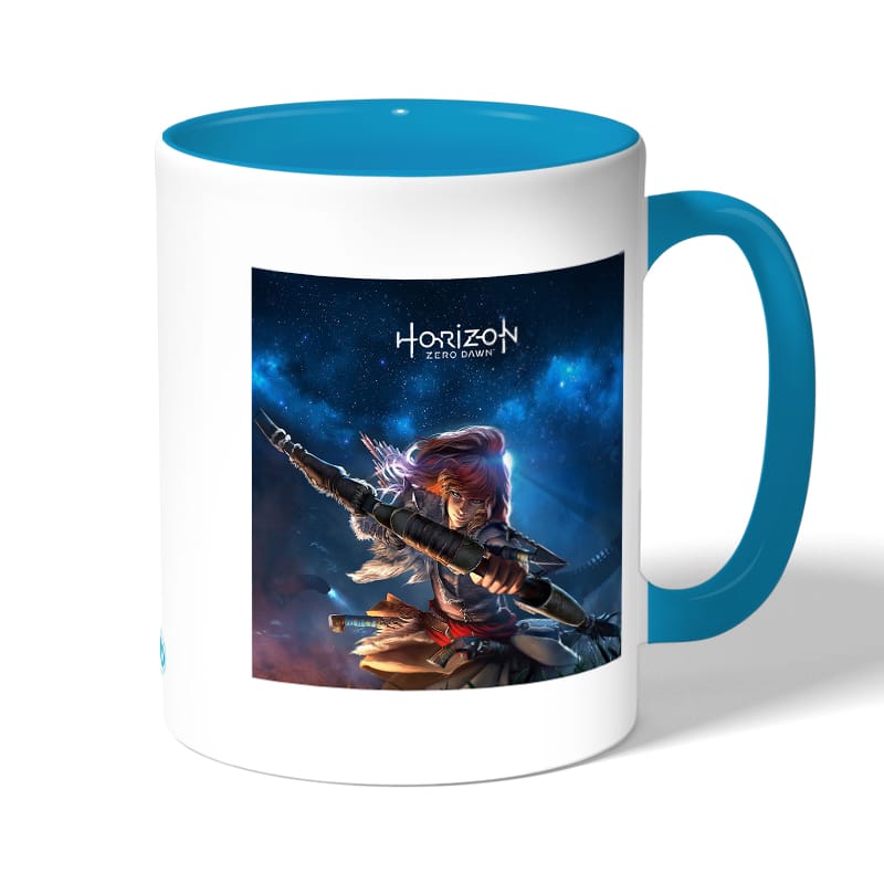 كوب قهوة بمقبض ازرق فاتح بتصميم الجميله إلوي هوريزن زيرو دون كوب قهوة بمقبض ازرق فاتح بتصميم الجميله إلوي هوريزن زيرو دون