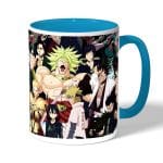 كوب قهوة بمقبض ازرق فاتح بتصميم الشخصيات الفخمة كل الانميات