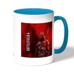 كوب قهوة بمقبض ازرق فاتح بتصميم باتلفيلد 4