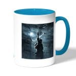 كوب قهوة بمقبض ازرق فاتح بتصميم كريس ريدفيلد 2