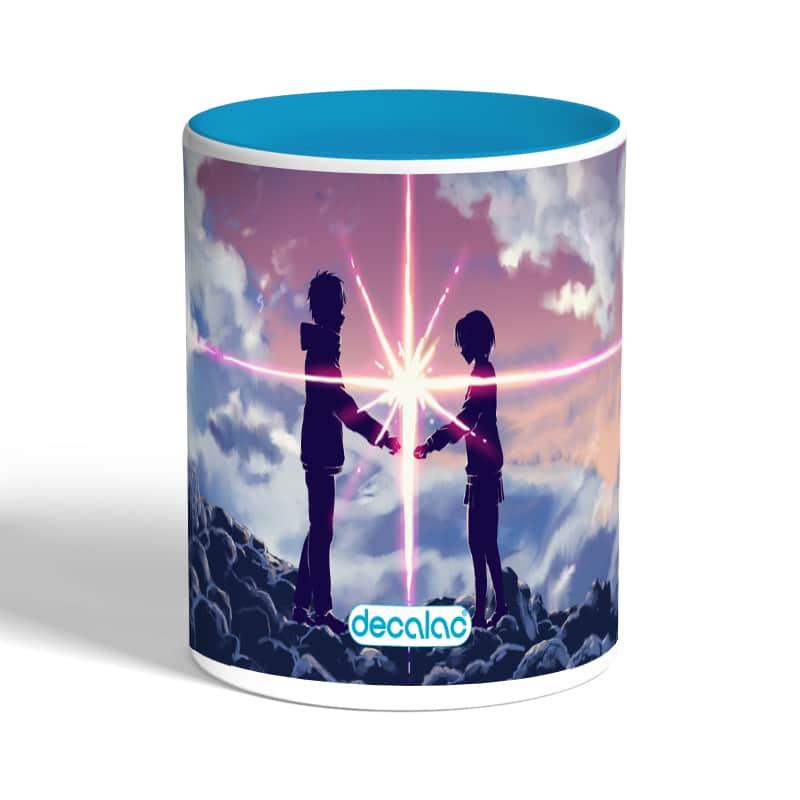 كوب-قهوة-بمقبض-ازرق-فاتح-بتصميم-لحظه-اللقاء-انمي-أسمك-1