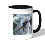 كوب قهوة بمقبض اسود بتصميم أنشارتد 4  نيثن دريك