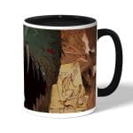 كوب قهوة بمقبض اسود بتصميم إيما من نيفرلاند