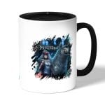 كوب قهوة بمقبض اسود بتصميم الاميرة مونونوكي في الغابة