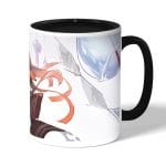 كوب قهوة بمقبض اسود بتصميم الجميلة نيزوكو قاتل الشياطين