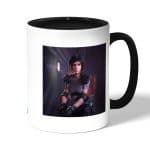 كوب قهوة بمقبض اسود بتصميم الشرطيه جيل فالنتاين  رزدنت ايفل 3