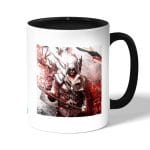 كوب قهوة بمقبض اسود بتصميم الطائرمع الفأس أساسنز كريد