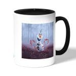 كوب قهوة بمقبض اسود بتصميم اللطيف أولاف