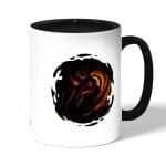 كوب قهوة بمقبض اسود بتصميم اوبيتو اوتشيها انمي ناروتو