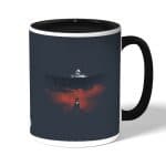 كوب قهوة بمقبض اسود بتصميم ايرين ضد العمالقه هجوم العمالقة