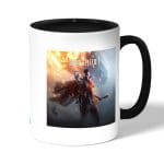 كوب قهوة بمقبض اسود بتصميم باتلفيلد 1