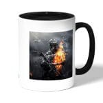 كوب قهوة بمقبض اسود بتصميم باتلفيلد 3