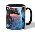 كوب قهوة بمقبض اسود بتصميم تانجيرو ونيزوكو