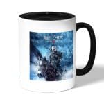 كوب قهوة بمقبض اسود بتصميم جيرالت ذا ويتشر 3 وايلد هانت