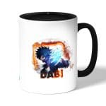 كوب قهوة بمقبض اسود بتصميم دابي من أكاديميتي للأبطال