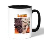 كوب قهوة بمقبض اسود بتصميم دكتور ستون