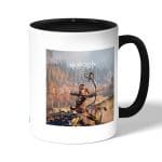 كوب قهوة بمقبض اسود بتصميم رماية أسهم إلوي هورايزن زيرو داون