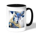 كوب قهوة بمقبض اسود بتصميم ريفينانت الأسطوري