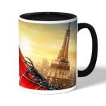 كوب قهوة بمقبض اسود بتصميم سبايدر مان