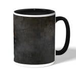 كوب قهوة بمقبض اسود بتصميم شعار ذا ويتشر