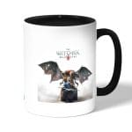 كوب قهوة بمقبض اسود بتصميم صياد وحوش ذا ويتشر