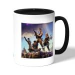 كوب قهوة بمقبض اسود بتصميم قتال الزومبي فورت نايت