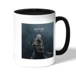 كوب قهوة بمقبض اسود بتصميم قوة جيرالت من ريفي ذا ويتشر 3 وايلد هانت