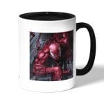 كوب قهوة بمقبض اسود بتصميم كارنج سبايدر مان