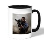 كوب قهوة بمقبض اسود بتصميم كول أوف ديوتي قناص