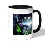 كوب قهوة بمقبض اسود بتصميم كول أوف ديوتي مودرن وورفير 3