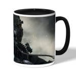 كوب قهوة بمقبض اسود بتصميم  لعبة ديث ستراندنغ