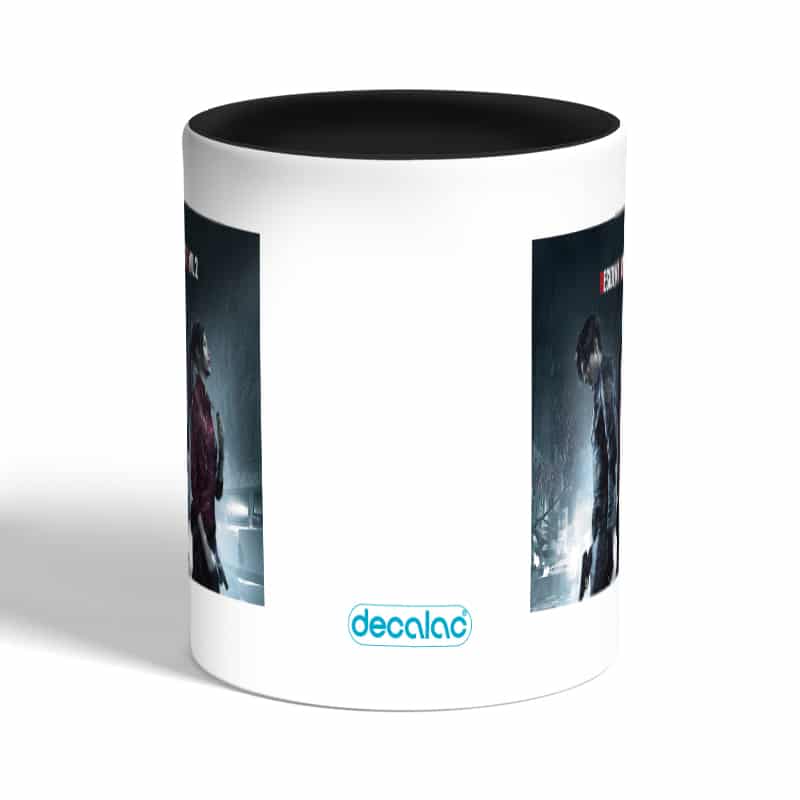 كوب-قهوة-بمقبض-اسود-بتصميم-ليون-وكلير-رزدنت-إيفل-2-1