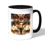 كوب قهوة بمقبض اسود بتصميم ناروتو وكوراما الكيوبي