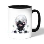 كوب قهوة بمقبض اسود بتصميم وحش طوكيو الغول