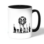 كوب قهوة بمقبض اسود بتصميم وداع الأميره فيفي ون بيس