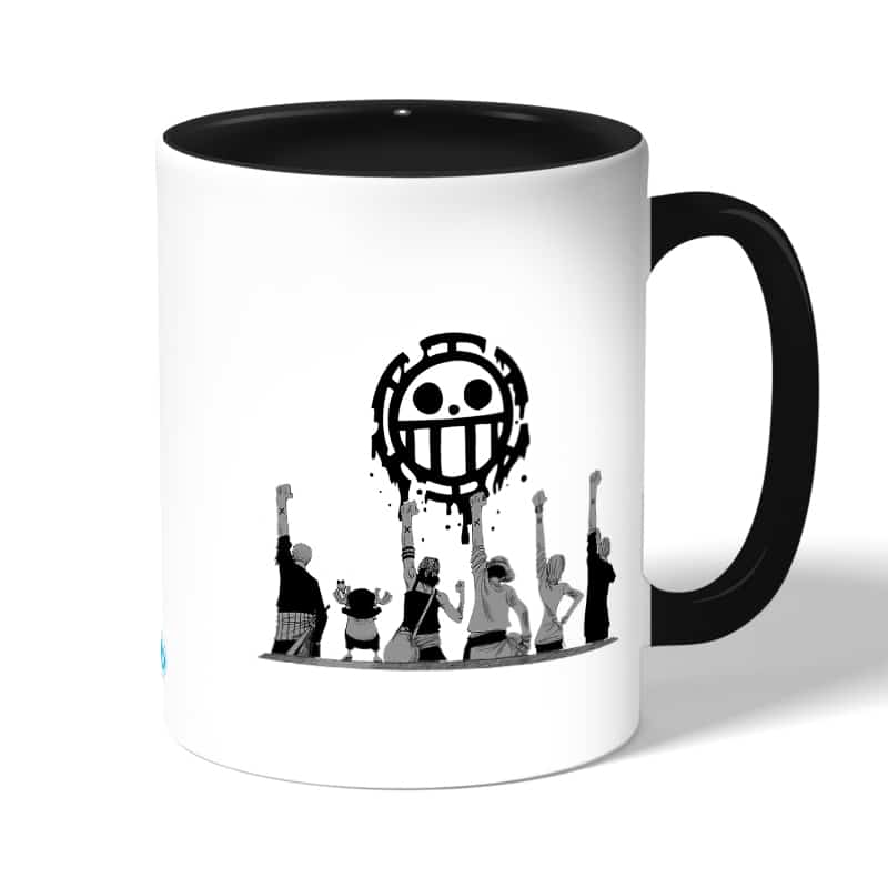 كوب قهوة بمقبض اسود بتصميم وداع الأميره فيفي ون بيس كوب قهوة بمقبض اسود بتصميم وداع الأميره فيفي ون بيس