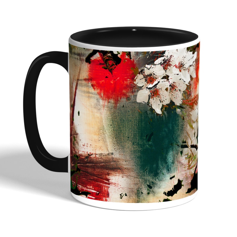 كوب-قهوة-بمقبض-اسود-بتصميم-ورود-2