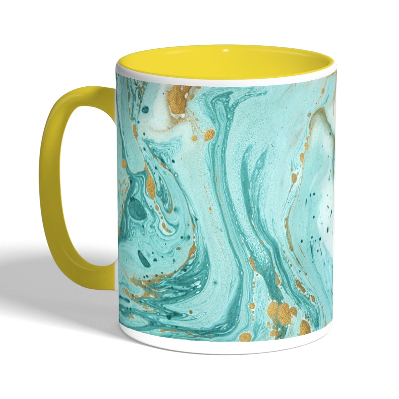 كوب-قهوة-بمقبض-اصفر-بتصميم-أزرق-ذهبي-2