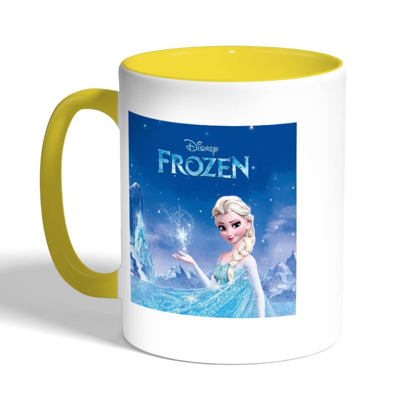 كوب-قهوة-بمقبض-اصفر-بتصميم-إلسا-ملكة-الثلج-2