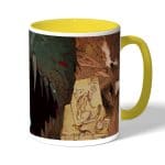 كوب قهوة بمقبض اصفر بتصميم إيما من نيفرلاند