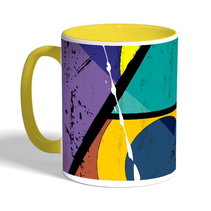 كوب-قهوة-بمقبض-اصفر-بتصميم-اشكال-هندسيه-2