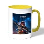 كوب قهوة بمقبض اصفر بتصميم الجميله إلوي هوريزن زيرو دون